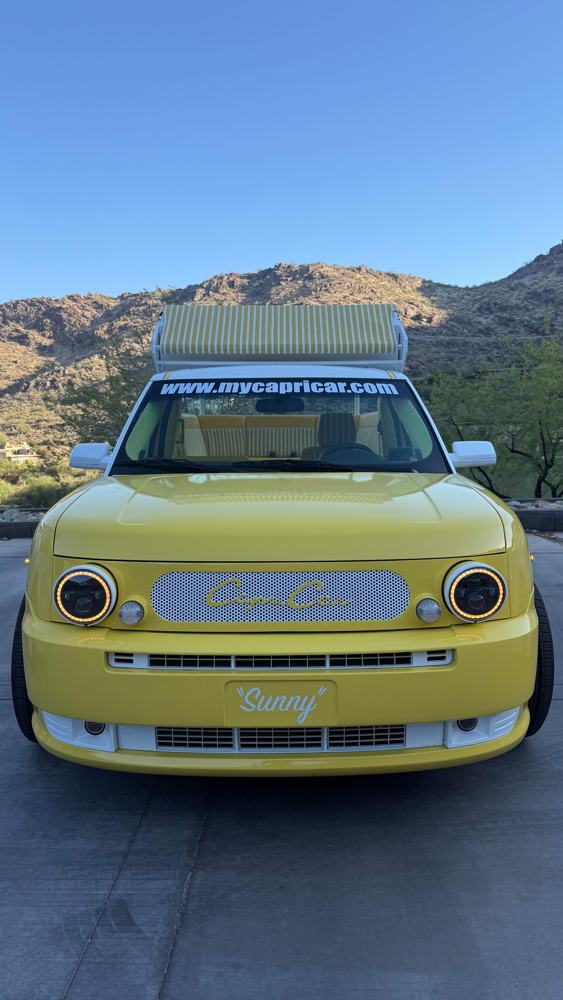 Sunny, the yellow Capri Car